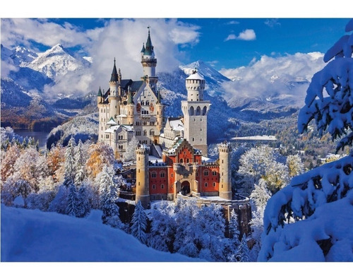 Rompecabezas Castillo Neuschwanstein 2000 Piezas Anatolian