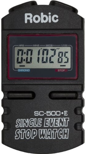 Robic Sc 500e Single Event Stopwatch Black