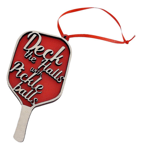 6 Adornos De Paleta De Pickleball, Accesorios Colgantes Para