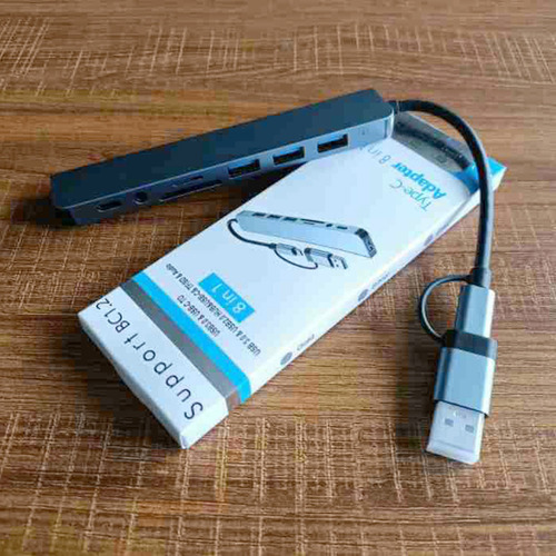 M Divisor De Hub Usb De Audio Tipo C Ocho En Unojf