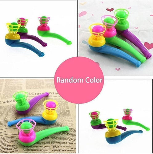 3 Pcs Bola De Color Aleatoria Soplando Bolas De Tubería Flot