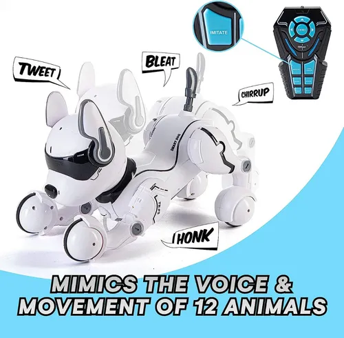 1a Tr-p5 Dog Perro De Acrobacia Mascota Control Remoto Y Voz
