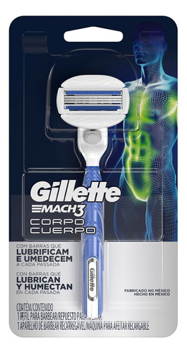 Máquina De Afeitar Gillette Mach3 Cuerpo