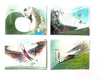Comprar Filatelia Argentina Mundial Sudafrica 2010 4 Bloques Mint