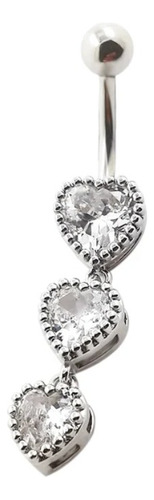 Piercing Ombligo CoLG Acero 3 Joyas Bjcc3p 1.6x10x5/10 1 Und