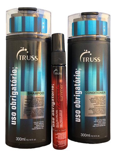 Truss Uso Obrig Shampoo E Cond 300ml+uso Summer Miracle 30ml