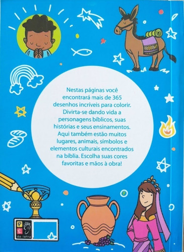 Imagem 2 de 2 de Livro Para Colorir 365 Desenhos Bíblicos Pé Da Letra