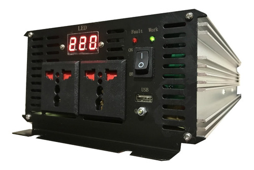 Inversor De Voltaje 24v/220v 1500w 3000w Peak Pura