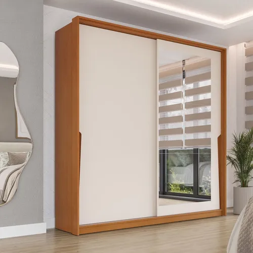 comprar Guarda Roupa 2 Portas De Correr 2 Gavetas Com Espelho Porto