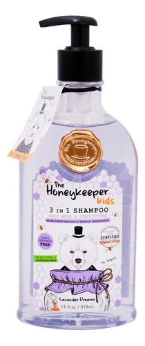  2 Pzs Honey Keeper Shampoo 3 En 1 Lavanda 414ml