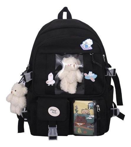 Mochila Impermeable De 16 Pulgadas For Mujer Y Estudiantes