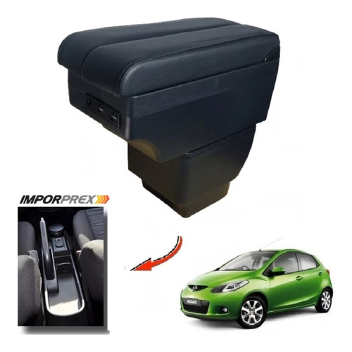 Consola Apoyabrazo- Mazda 2 (2008-2015) Con Usb. Duo Arms