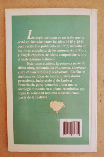 Ideología Alemana - Marx Y Engels (Usado)