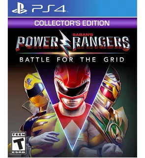 Power Rangers Battle for the Grid PS4 BATTLE FOR THE GRID Collector's Edition