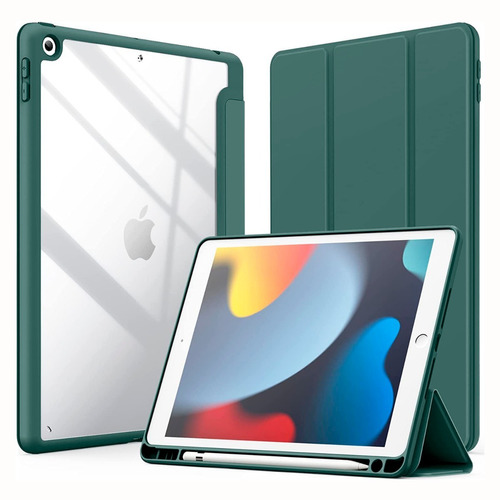 Smart Case @ iPad 10.2 7ma / 8va / 9na Gen Transparente Ve M