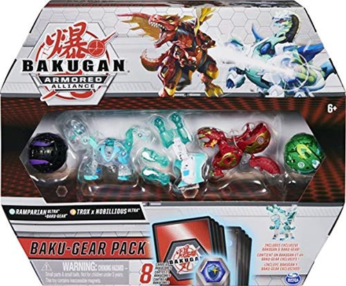 Bakugan Baku-gear 4 Unidades Ramparian Ultra Con Baku-gear