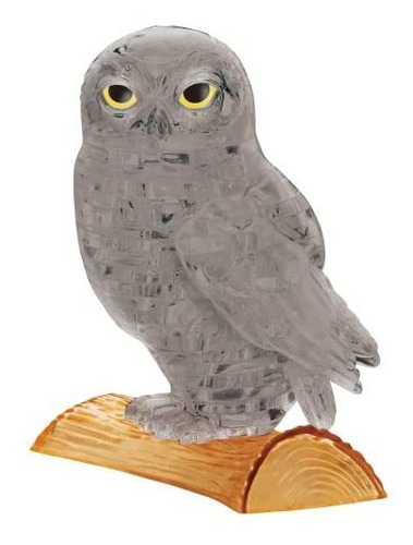 Owl Standard Original 3d Crystal Puzzle De Bepuzzled, 3 Dime