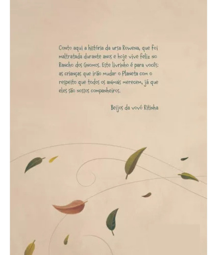 Livro Amiga Ursa Uma História Triste, Mas Com Final Feliz Rita Lee Edição 1 Português 2019 Editora Globinho