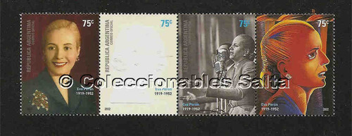 Eva Perón, Serie Mint P/mt 2494-7, Gj 3220-23