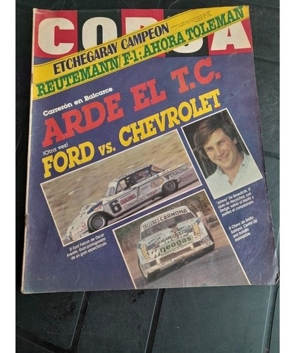 Revista Corsa Etchegaray Campeón Reutemann 10 1985 N1005