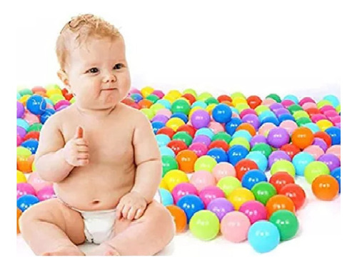 Pelotas Plastico Bebe Alberca Flotantes Niños Juguete 100pz