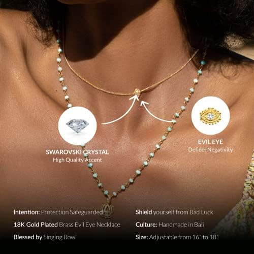 Karma Y Suerte - Espíritu Tranquilo - Precioso Collar Con Di
