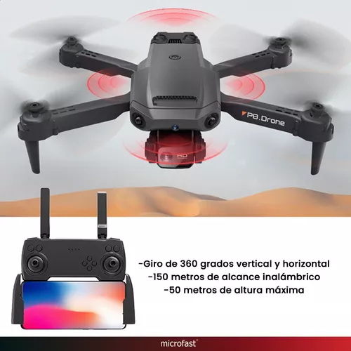 Drone Mini Portátil Giro 360 Wifi + Control 2.4ghz Cámara Hd