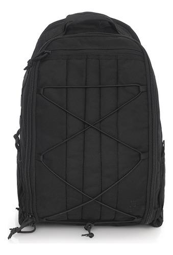 Mochila Wolf Attack Grayman Full Black - Ballistic Nylon Desenho Do Tecido Liso