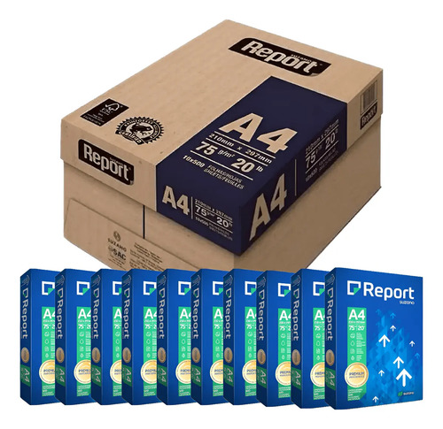 Caixa Sulfite Report Repôrt 5000 Folhas Branco