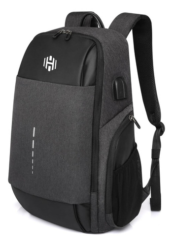 Mochila Notebook Impermeable Antirrobo Tela Balistica +usb