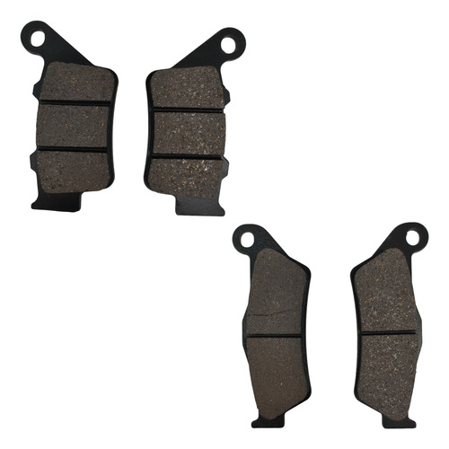 Juego Balatas Delanteras Traseras Pulsar Ns200 As200 Rs200