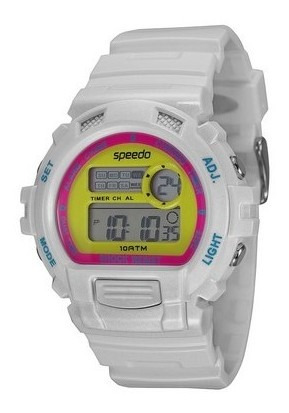 Relógio Feminino Digital Speedo 65083l0evnp5 - Branco