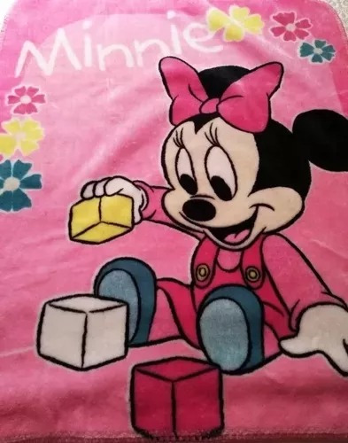 Cobertor Jolitex Disney Infantil Minnie Surpresa Rosa