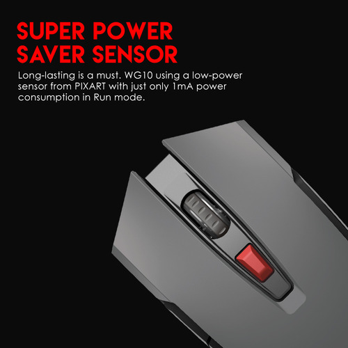 Mouse Gamer Fantech Raigor Ii Wg10 Inalámbrico