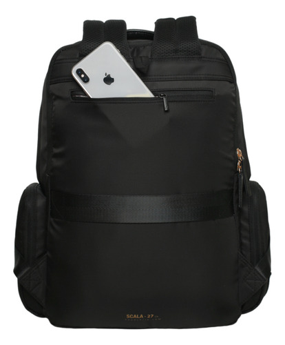 Mochila Ejecutiva Mujer Scala Negra Head