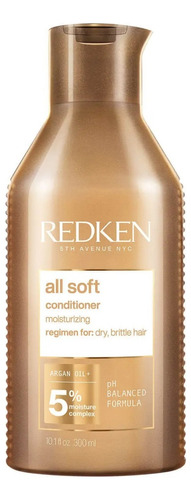 Shampoo 300ml+ Condition + Mascarilla+ Crema Redken All Soft