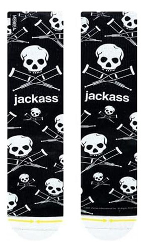 Merge4 Jackass Scattered Crew Calcetines Para Hombres Y Muje