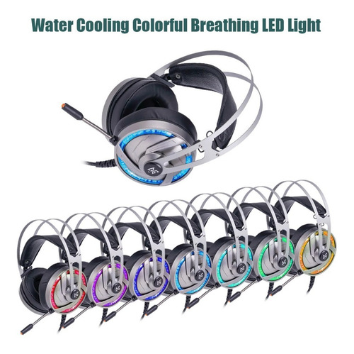 Headset Gamer Fone Pc Celular Ps4 Pro Xbox Rgb Led Microfone