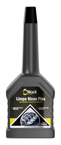 Limpa Bico Motor Flex Álcool Gasolina Black Brasil 500ml