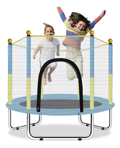 Trampolín Con Red Seguridad Trampolin Infantil Diámetro 1.4m