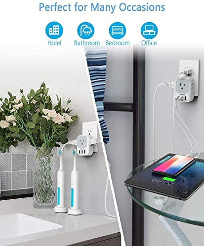 Extensor Cruise Essentials Con Enchufes MĂșltiples Y Usb, Tes