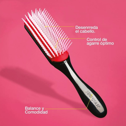 Imagen 6 de 10 de Cepillo Denman D3 Para Todo Tipo De Cabello Alisado C7011a