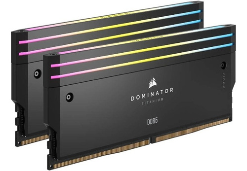 Memoria DDR5 Corsair Dominator Titanium C30 de 6000 MHz, 2 x 32 GB
