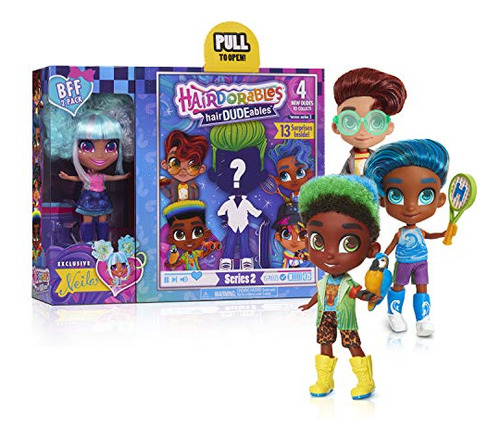 ¿solo Juegas A Hairdorables Bff Pack (hairdudeables) Serie 2