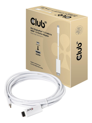 Cable Club3d Cac-1173 Mini Displayport 1.2 A Hdmi 2.0