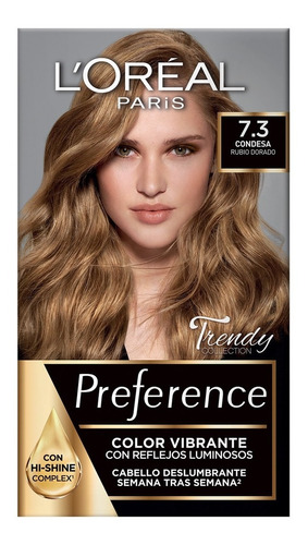 Tinte Para Cabello Preference L'oréal Paris Tono 7.3