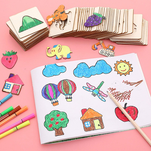 Juego De Plantillas De Dibujo Para Niños, Juego 50 Piezas