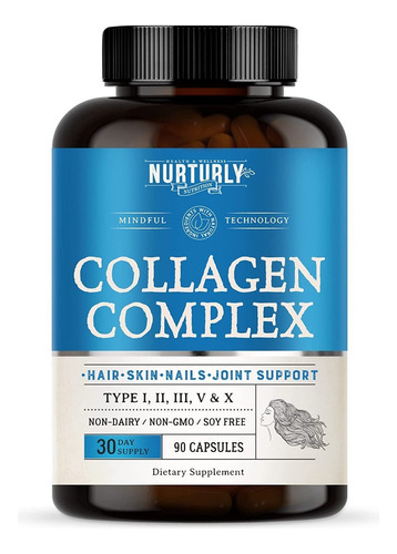 Colageno Nurturly 90 Cap 1500mg - - Unidad A $2366