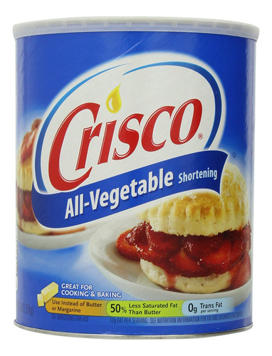 Manteca Vegetal Integral Crisco J.m. Smucker Company