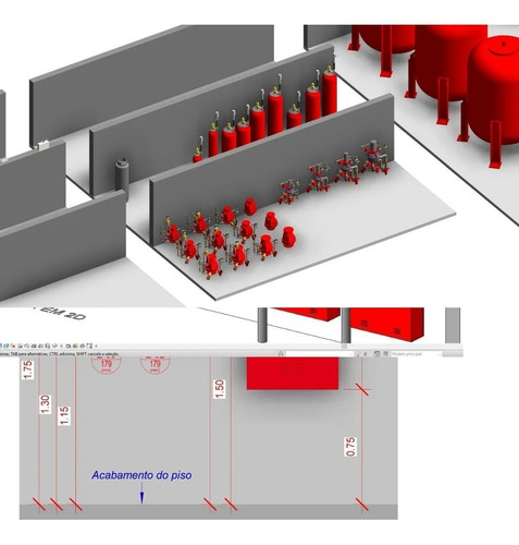 Imagem 5 de 8 de Revit Template Ppci Bombeiros + Dynamo + Orientação 2021